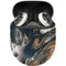 Copper and Black Marble Ink Google Pixel Buds Skin
